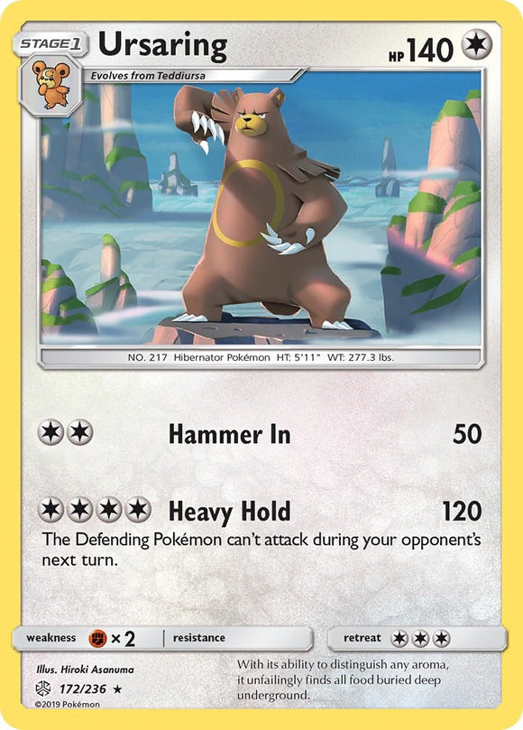 Ursaring [172/236] [Cosmic Eclipse] Reverse Holofoil