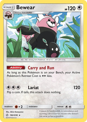 Bewear [182/236] [Cosmic Eclipse] Reverse Holofoil