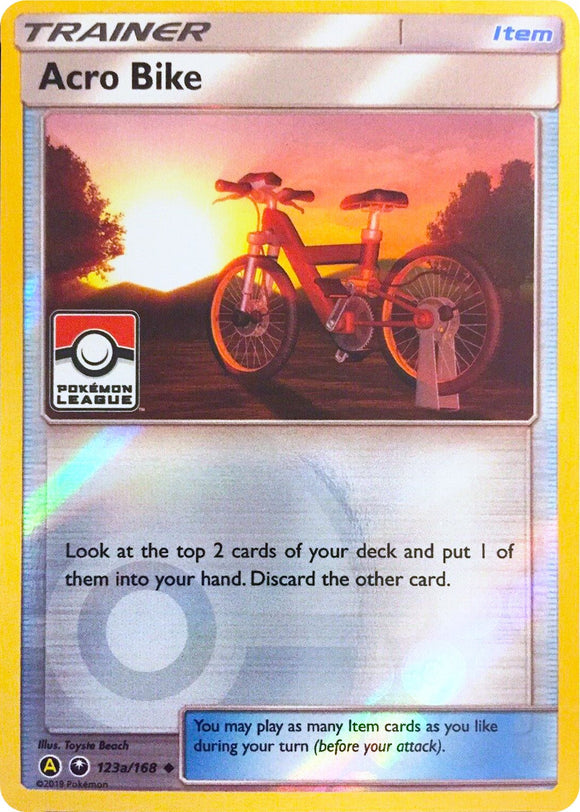 Acro Bike (Pokemon League) [123a/168] [League & Championship Cards] Reverse Holofoil