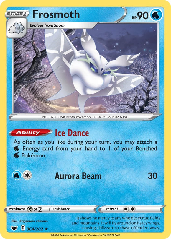 Frosmoth [064/202] [Sword & Shield Base Set] Holofoil