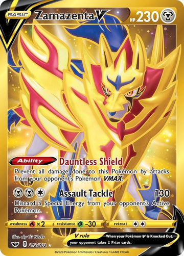 Zamazenta V [212/202] [Sword & Shield Base Set] Holofoil