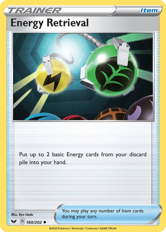 Energy Retrieval [160/202] [Sword & Shield Base Set]