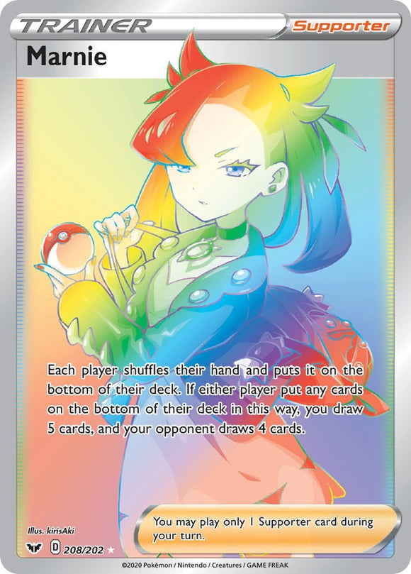 Marnie [208/202] [Sword & Shield Base Set] Holofoil