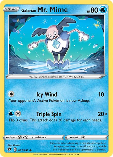 Galarian Mr. Mime [037/192] [Rebel Clash] Reverse Holofoil