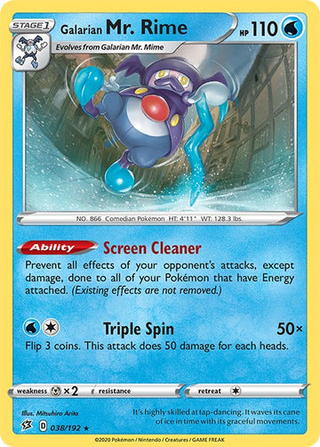 Galarian Mr. Rime [038/192] [Rebel Clash] Reverse Holofoil