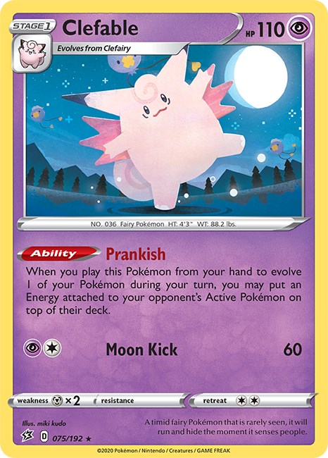 Clefable [075/192] [Rebel Clash] Holofoil