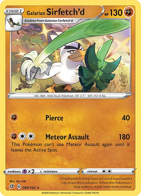 Galarian Sirfetch'd [095/192] [Rebel Clash] Holofoil