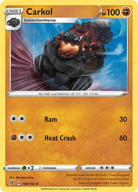 Carkol [106/192] [Rebel Clash] Reverse Holofoil