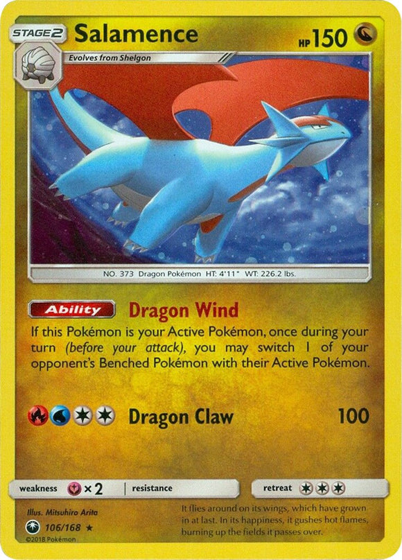 Salamence (Cosmos Holo) [106/168] [Celestial Storm] Holofoil