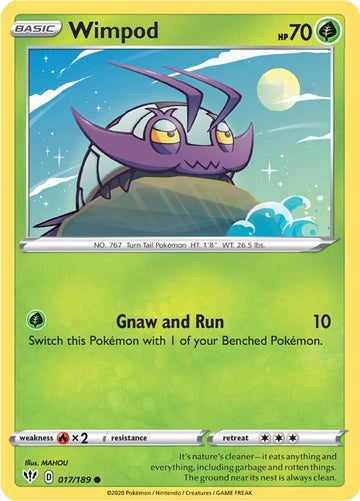 Wimpod [017/189] [Darkness Ablaze] Reverse Holofoil