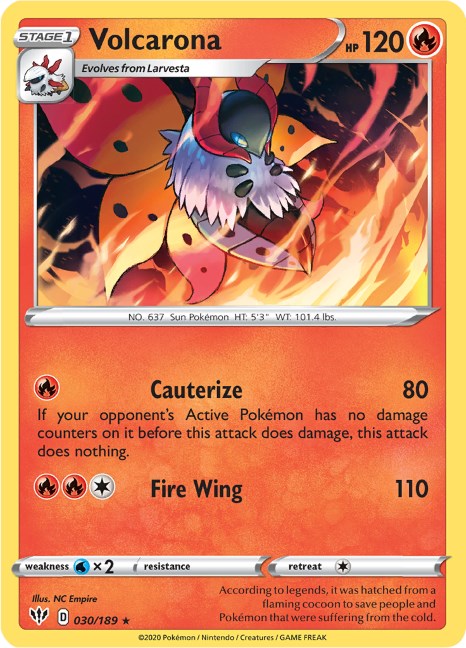 Volcarona [030/189] [Darkness Ablaze]