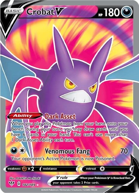 Crobat V [182/189] [Darkness Ablaze] Holofoil