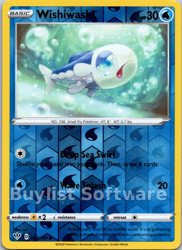 Wishiwashi [050/189] [Darkness Ablaze] Reverse Holofoil