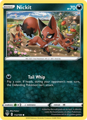 Nickit [112/189] [Darkness Ablaze] Reverse Holofoil