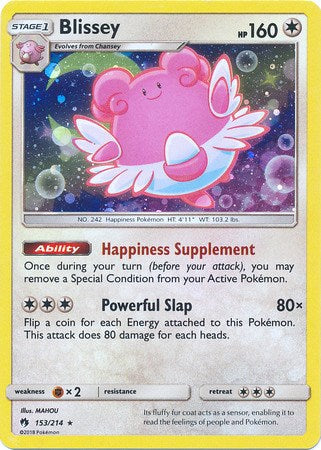 Blissey (Cosmos Holo) [153/214] [Lost Thunder] Holofoil