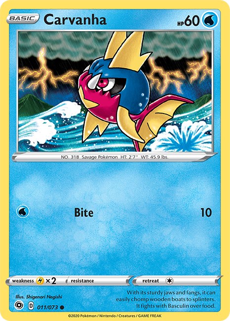 Carvanha [11/73] [Champion's Path] Reverse Holofoil