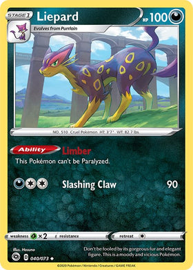 Liepard [40/73] [Champion's Path] Reverse Holofoil