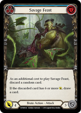 Savage Feast (Blue) [WTR016] [Welcome to Rathe] Unlimited Edition Normal