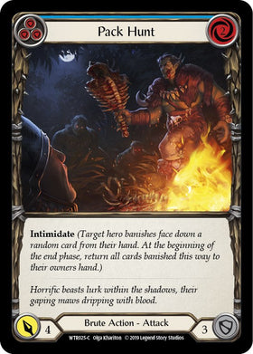Pack Hunt (Blue) [WTR025] [Welcome to Rathe] Unlimited Edition Rainbow Foil