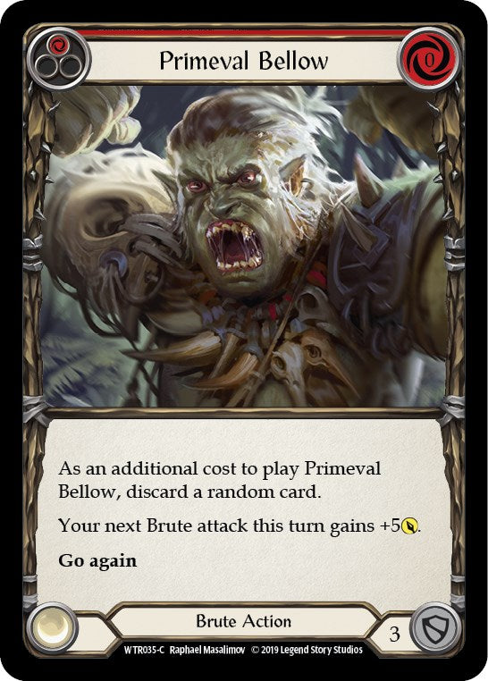 Primeval Bellow (Red) [WTR035] [Welcome to Rathe] Unlimited Edition Normal