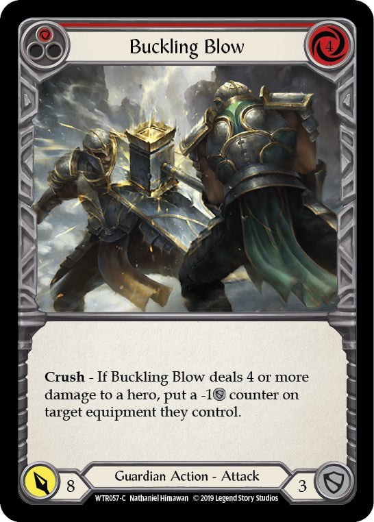 Buckling Blow (Red) [WTR057] [Welcome to Rathe] Unlimited Edition Rainbow Foil