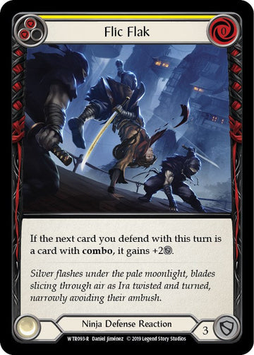 Flic Flak (Yellow) [WTR093] [Welcome to Rathe] 1st Edition Rainbow Foil