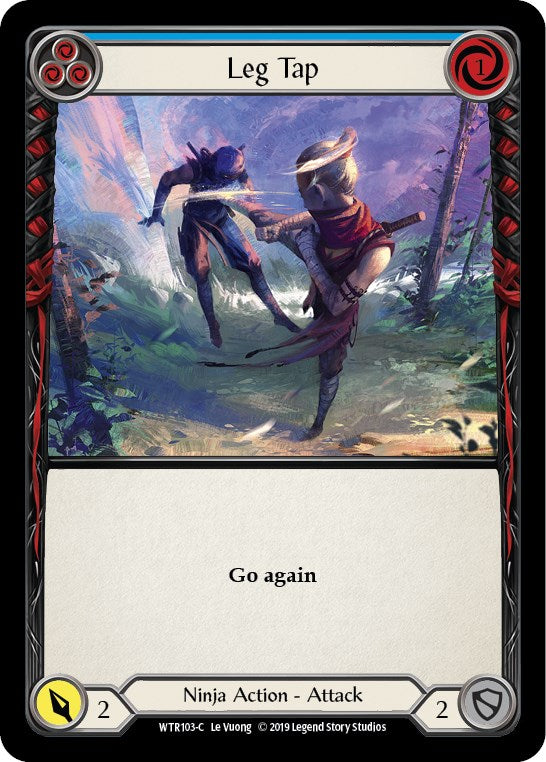 Leg Tap (Blue) [WTR103] [Welcome to Rathe] 1st Edition Normal