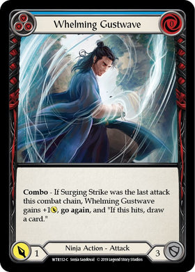 Whelming Gustwave (Blue) [WTR112] [Welcome to Rathe] Unlimited Edition Rainbow Foil