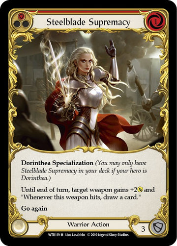 Steelblade Supremacy [WTR119] [Welcome to Rathe] 1st Edition Normal