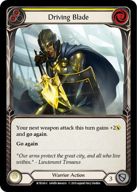 Driving Blade (Yellow) [WTR145] [Welcome to Rathe] Unlimited Edition Normal