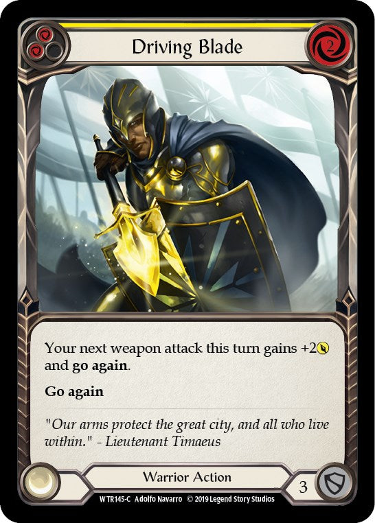 Driving Blade (Yellow) [WTR145] [Welcome to Rathe] Unlimited Edition Normal