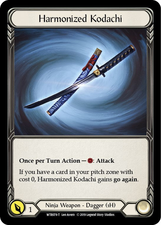 Harmonized Kodachi // Rhinar, Reckless Rampage [WTR078 // WTR001] [Welcome to Rathe] Unlimited Edition Normal