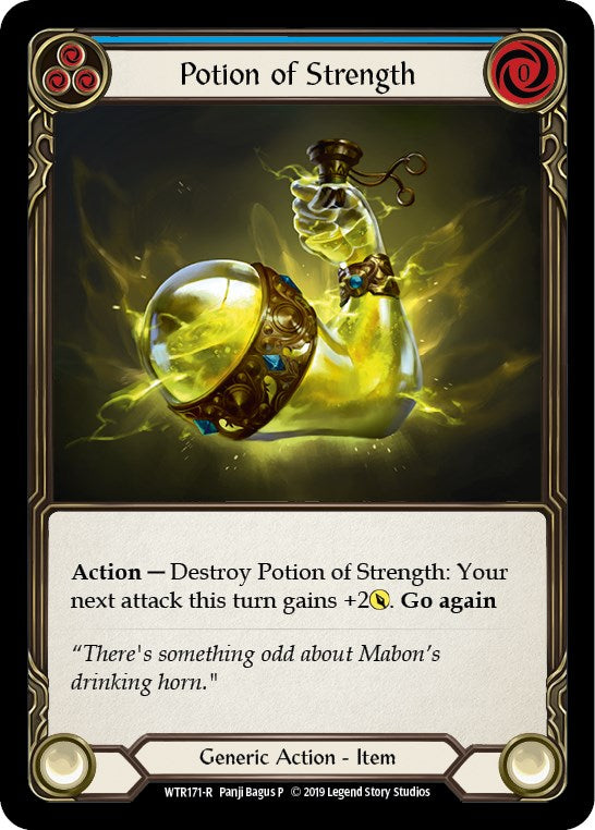 Potion of Strength [WTR171] [Welcome to Rathe] 1st Edition Rainbow Foil