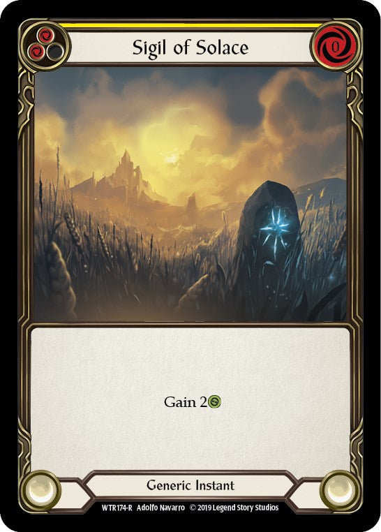 Sigil of Solace (Yellow) [WTR174] [Welcome to Rathe] Unlimited Edition Rainbow Foil