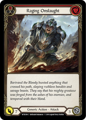 Raging Onslaught (Red) [WTR188] [Welcome to Rathe] Unlimited Edition Normal