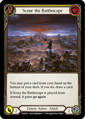 Scour the Battlescape (Yellow) [WTR195] [Welcome to Rathe] Unlimited Edition Normal