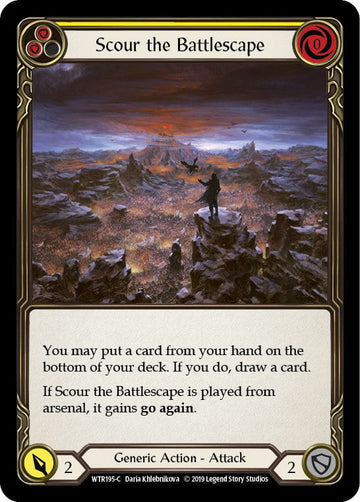 Scour the Battlescape (Yellow) [WTR195] [Welcome to Rathe] Unlimited Edition Normal