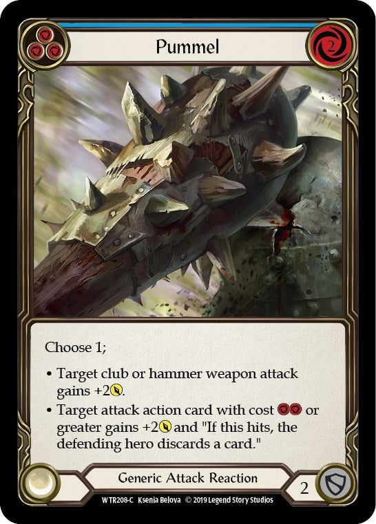 Pummel (Blue) [WTR208] [Welcome to Rathe] Unlimited Edition Rainbow Foil