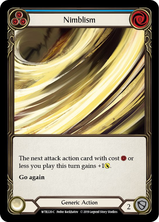 Nimblism (Blue) [WTR220] [Welcome to Rathe] Unlimited Edition Rainbow Foil