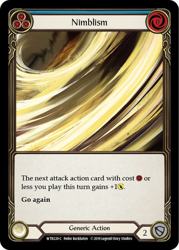 Nimblism (Blue) [WTR220] [Welcome to Rathe] Unlimited Edition Rainbow Foil