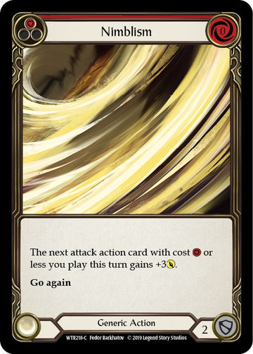 Nimblism (Red) [WTR218] [Welcome to Rathe] Unlimited Edition Rainbow Foil