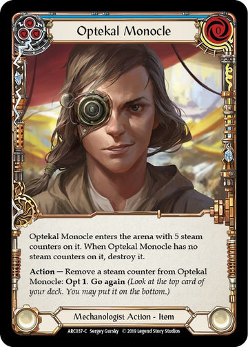 Optekal Monocle [ARC037] [Arcane Rising] 1st Edition Normal