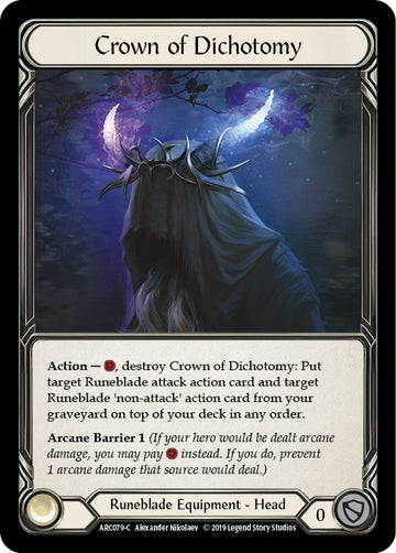 Crown of Dichotomy [ARC079] [Arcane Rising] 1st Edition Normal