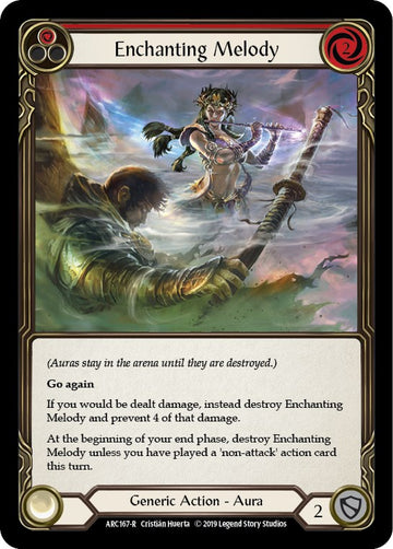 Enchanting Melody (Red) [ARC167] [Arcane Rising] 1st Edition Normal