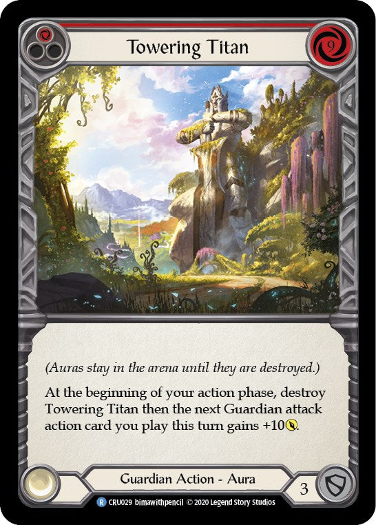 Towering Titan (Red) [CRU029] [Crucible of War] Unlimited Edition Normal