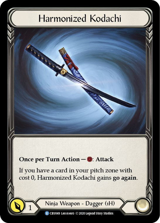Harmonized Kodachi (Reverse) [CRU049] [Crucible of War] Unlimited Edition Normal