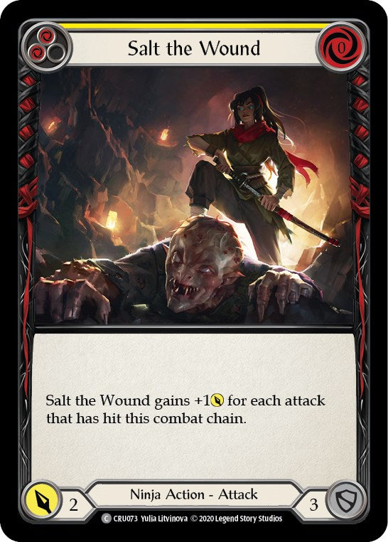 Salt the Wound [CRU073] [Crucible of War] Unlimited Edition Rainbow Foil