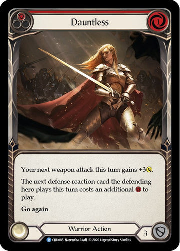 Dauntless (Red) [CRU085] [Crucible of War] Unlimited Edition Rainbow Foil