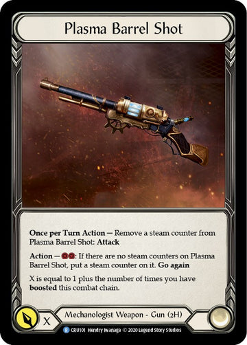 Plasma Barrel Shot [CRU101] [Crucible of War] Unlimited Edition Rainbow Foil