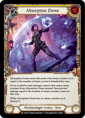 Absorption Dome [CRU104] [Crucible of War] Unlimited Edition Rainbow Foil